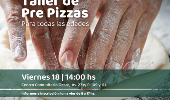 TALLER DE PREPIZZAS PARA TODAS LAS EDADES